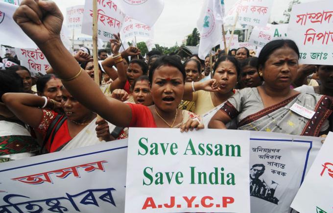 The threat of further violence looms over Assam