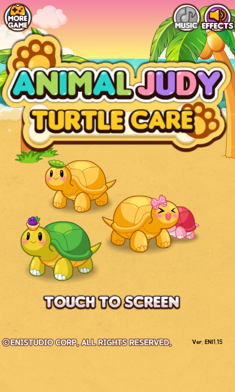 Android application Animal Judy: Turtle care screenshort