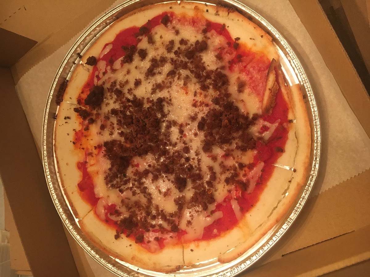 Gluten-Free Pizza at mozzarella