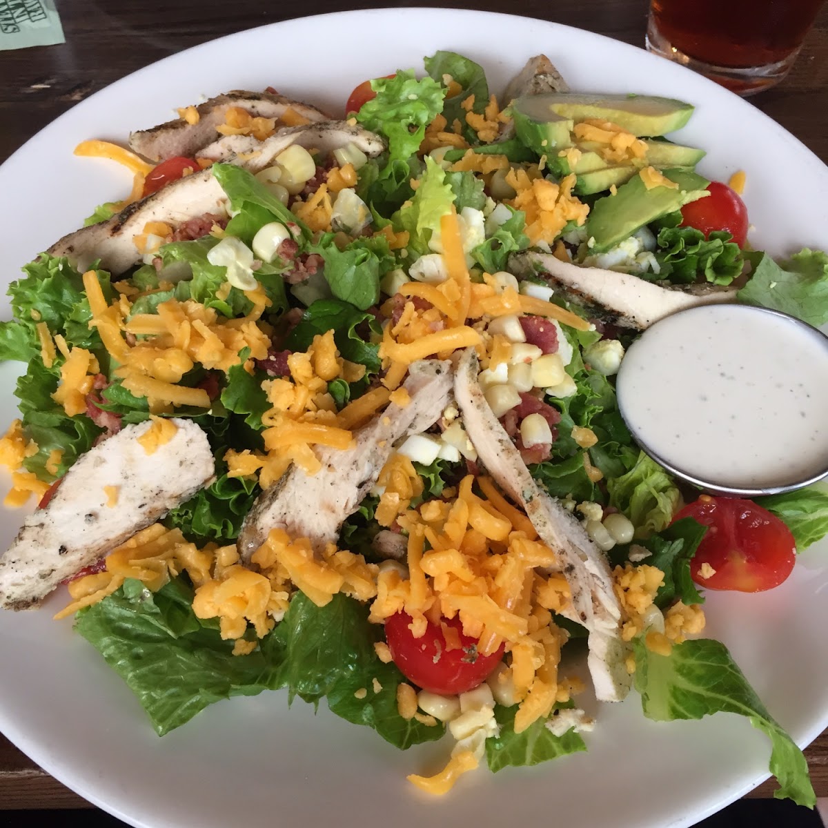 Cobb Salad, Ranch Dressing. I got 2 meals out of this. Excellent!