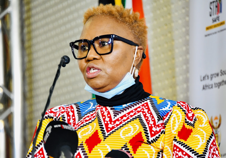 Social development minister Lindiwe Zulu said her department must ensure the R350 Covid-19 social relief of distress grant is only received by those who qualify. File photo.