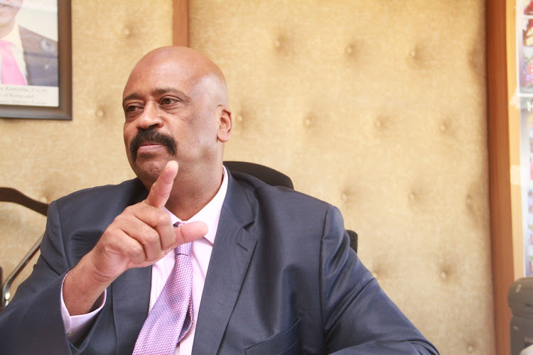 Nairobi Metropolitan Service Major General Mohammed Badi at his office at KICC on December 14, 2020