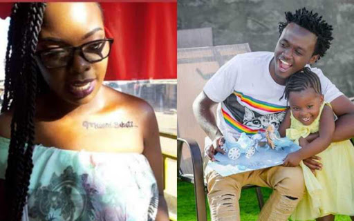 Yvette Obura's tattoo leaves Bahati speechless
