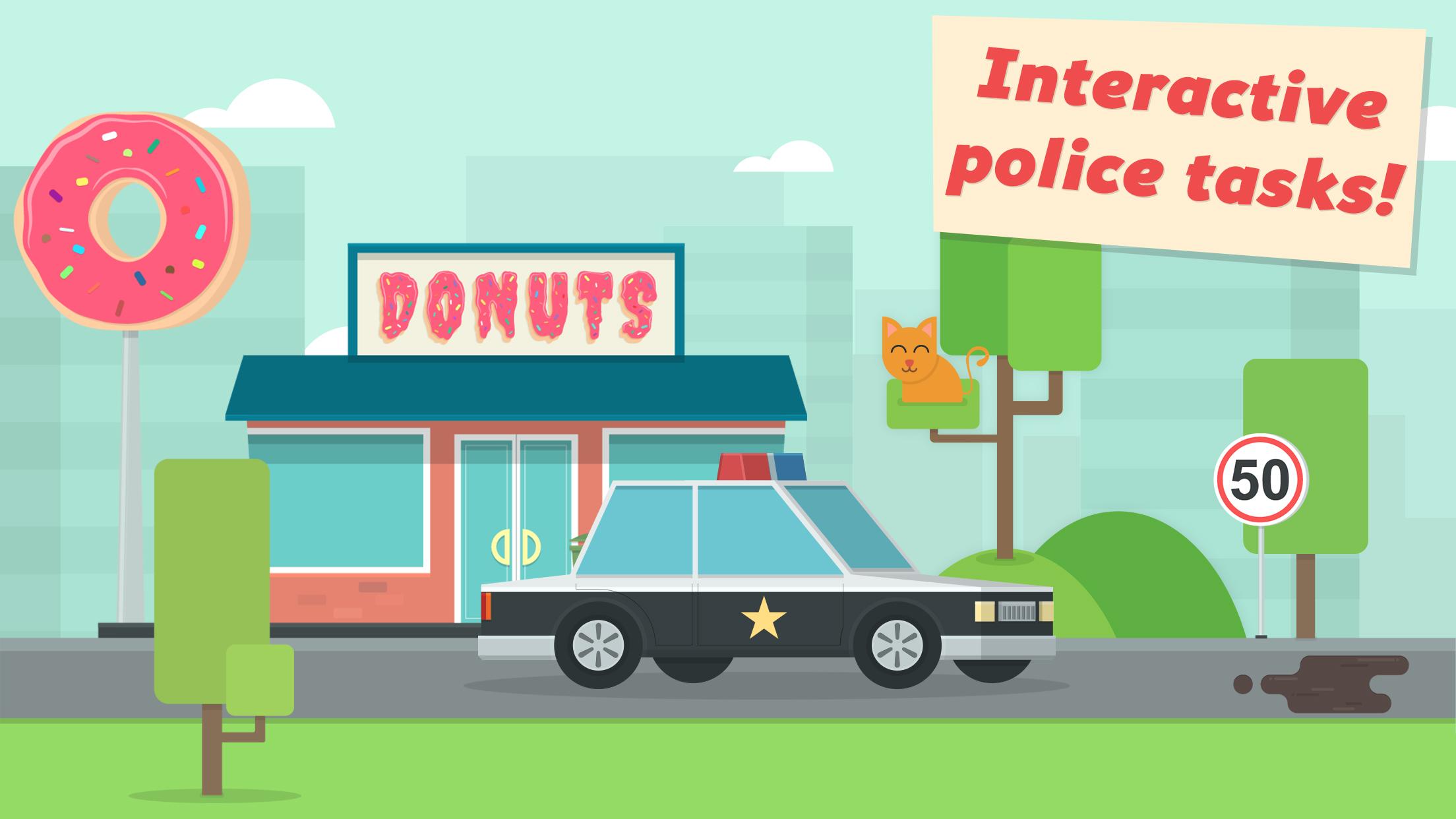 Android application Police Kids Toy Car Game screenshort
