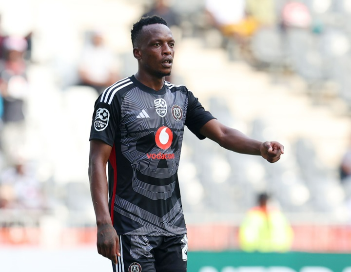 Orlando Pirates midfielder Patrick Maswanganyi.