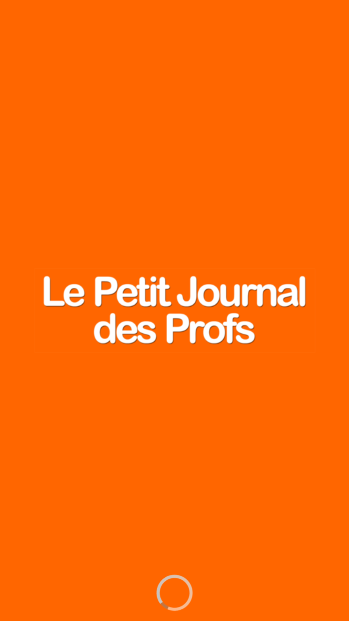 Android application Le Petit Journal des Profs screenshort