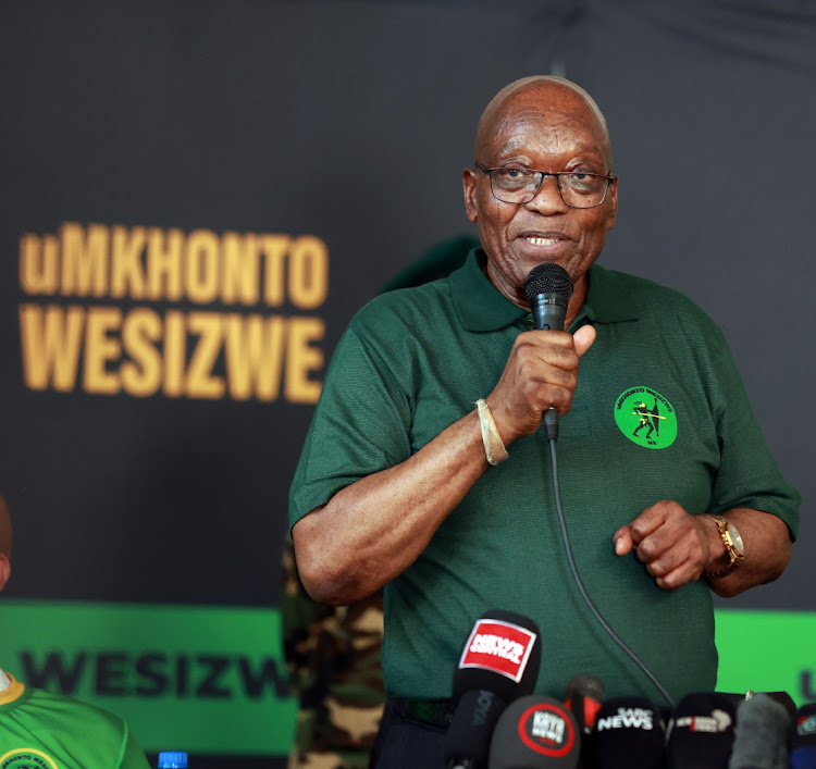 Former president Jacob Zuma made homophobic remarks during an uMkhonto WeSizwe rally at the weekend.