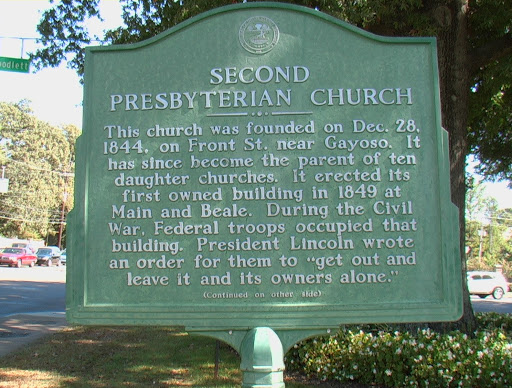 This church was founded on Dec. 28, 1844, on Front St. near Gayoso. It has since become the parent of ten daughter churches. It erected its first owned building in 1849 at Main and Beale. During...