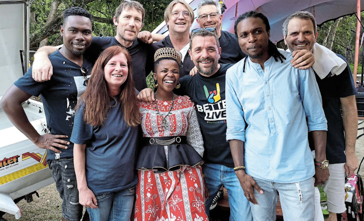 A highlight for Better Live was the opportunity to host three Freshlyground gigs for one of the band’s last tours in September 2019 – one at St Francis Links and two performances in Knysna. Front row (from left): Jackie Barham, Zolani Mahola, Dominic Morel, Chris Bakalanga and Peter Cohen. Back Row (from left): Julio Sigauque, Simon Attwell, Josh Hawks and Keith Farquharson (sound engineer)
