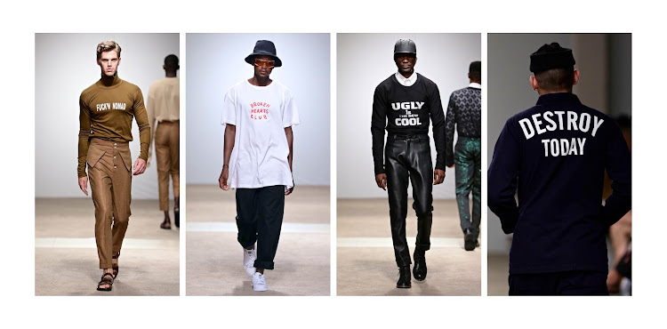 Emmy Kasbit, Good Good Good, Tokyo James and SolSol, brought cheeky wording to the runway this season