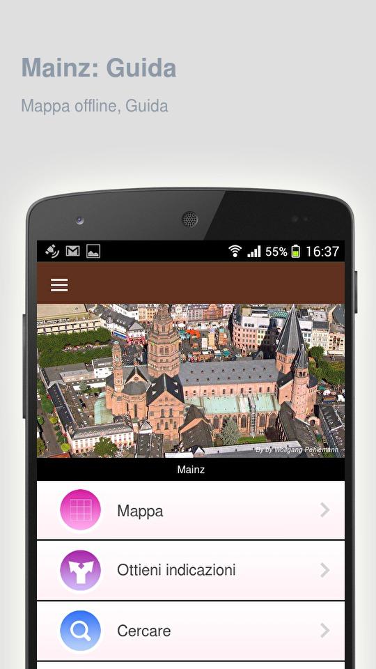 Android application Mainz: Offline travel guide screenshort