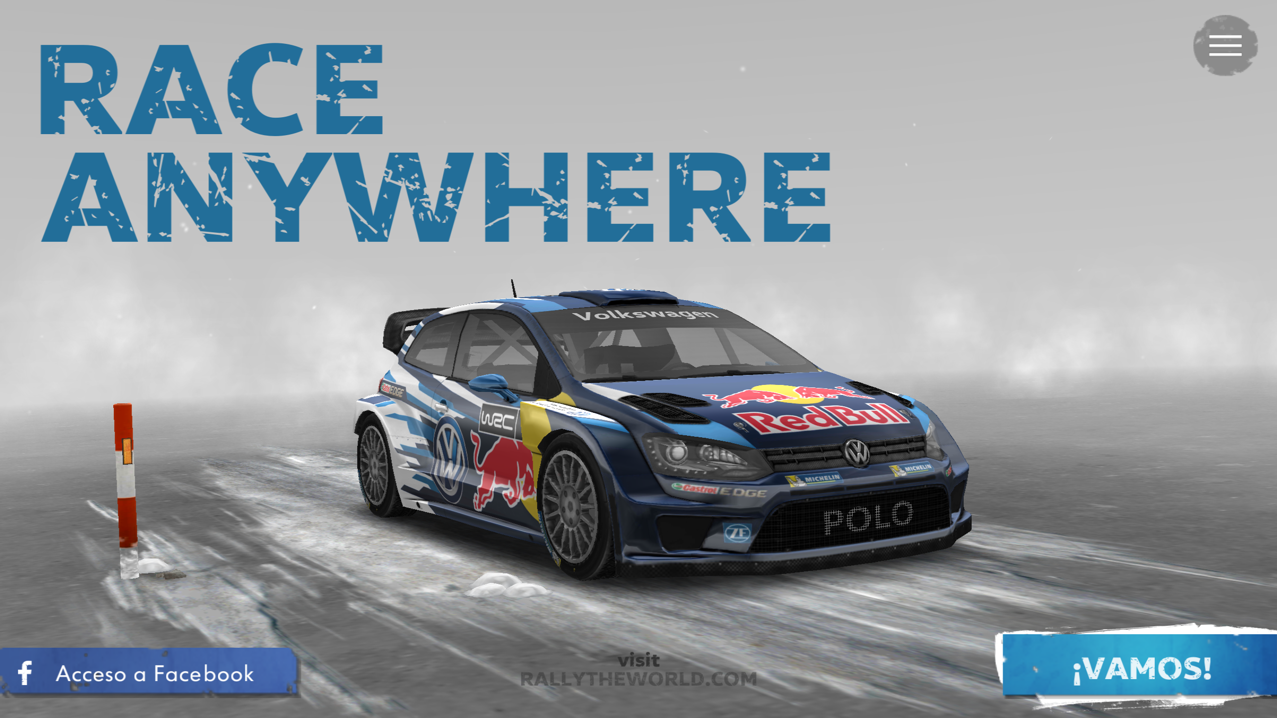 Android application Volkswagen Race Anywhere screenshort
