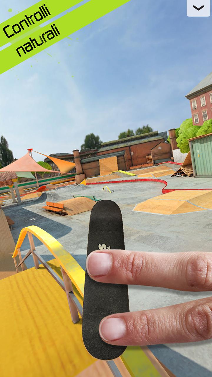 Android application Touchgrind Skate 2 screenshort