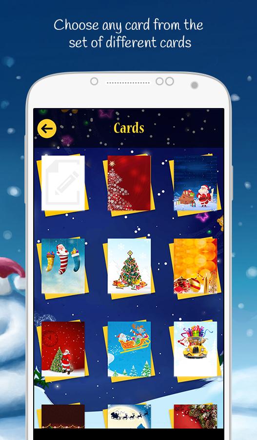 Android application Merry Christmas Cards screenshort