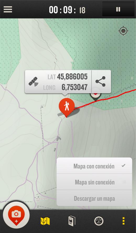 Android application Quechua Tracking screenshort