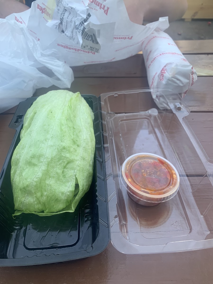 Hoagie lettuce wrap!