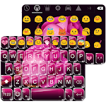 One Rose Emoji Keyboard Theme Apk