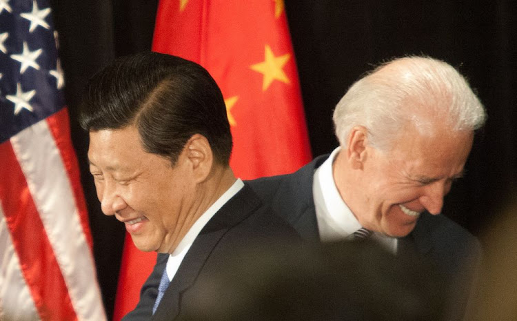 Chinese leader Xi Jinping and US President Joe Biden. Picture: BLOOMBERG