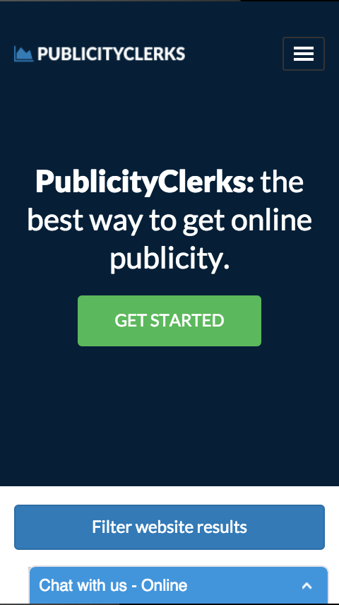 Android application PublicityClerks screenshort