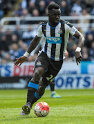 Cheik Tiote  of Newcastle United during the Barclays Premier League match between Newcastle United and Southampton at St James' Park in Newcastle upon Tyne, England. Photo by Ian Horrocks/Getty Images