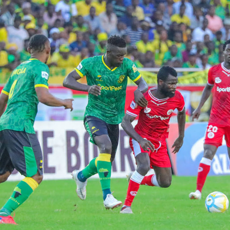 Part of a past action between Yanga and Simba.