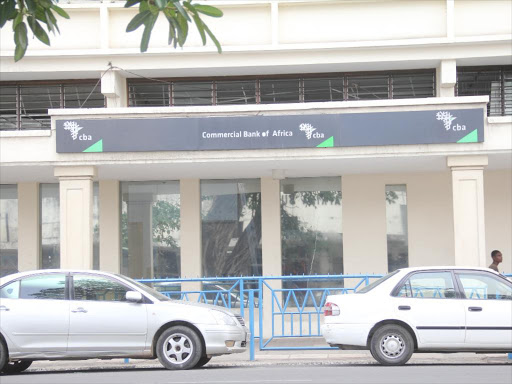 A file photo of Commercial Bank of Africa on Moi Avenue in Mombasa town. /ELKANA JACOB