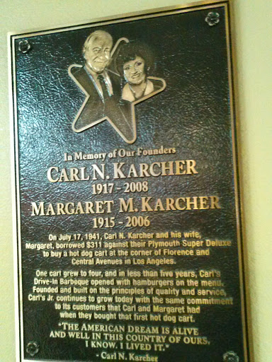 In Memory Of Carl & Margaret Karcher