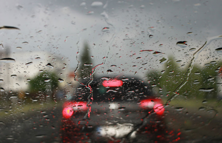Driving conditions could be affected by expected rain, thunderstorms and hail in parts of SA on Friday. Stock photo.