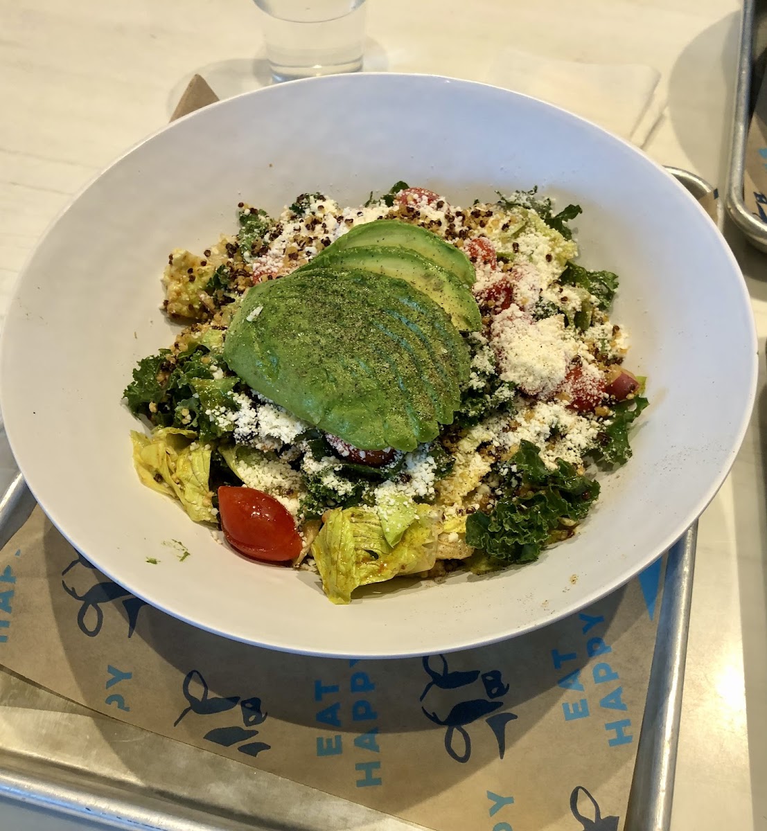 Avocado and quinoa superfood salad