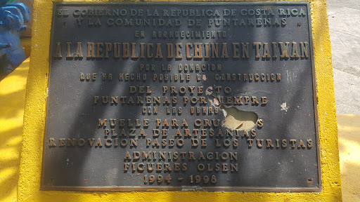 Placa Agradecimiento Proyecto Puntarenas Por Siempre