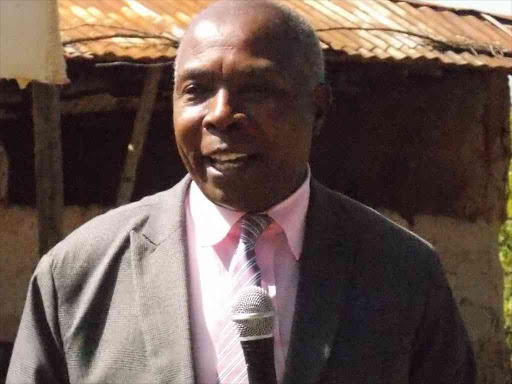Last General elections Embu Gubernatorial seat candidate Kithinji kiragu at Kangugni catholic Church on March 13 2016