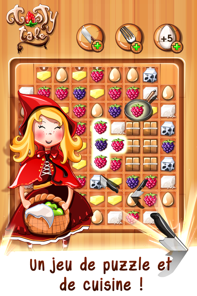 Android application Tasty Tale: puzzle cooking game screenshort