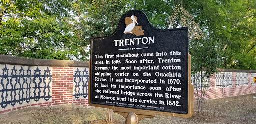 The first steamboat came into this area in 1819. Soon after, Trenton became the most important cotton shipping center on the Ouachita River. It was incorporated in 1870. It lost its importance...