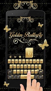 How to get Golden Butterfly Keyboard 10001001 mod apk for android
