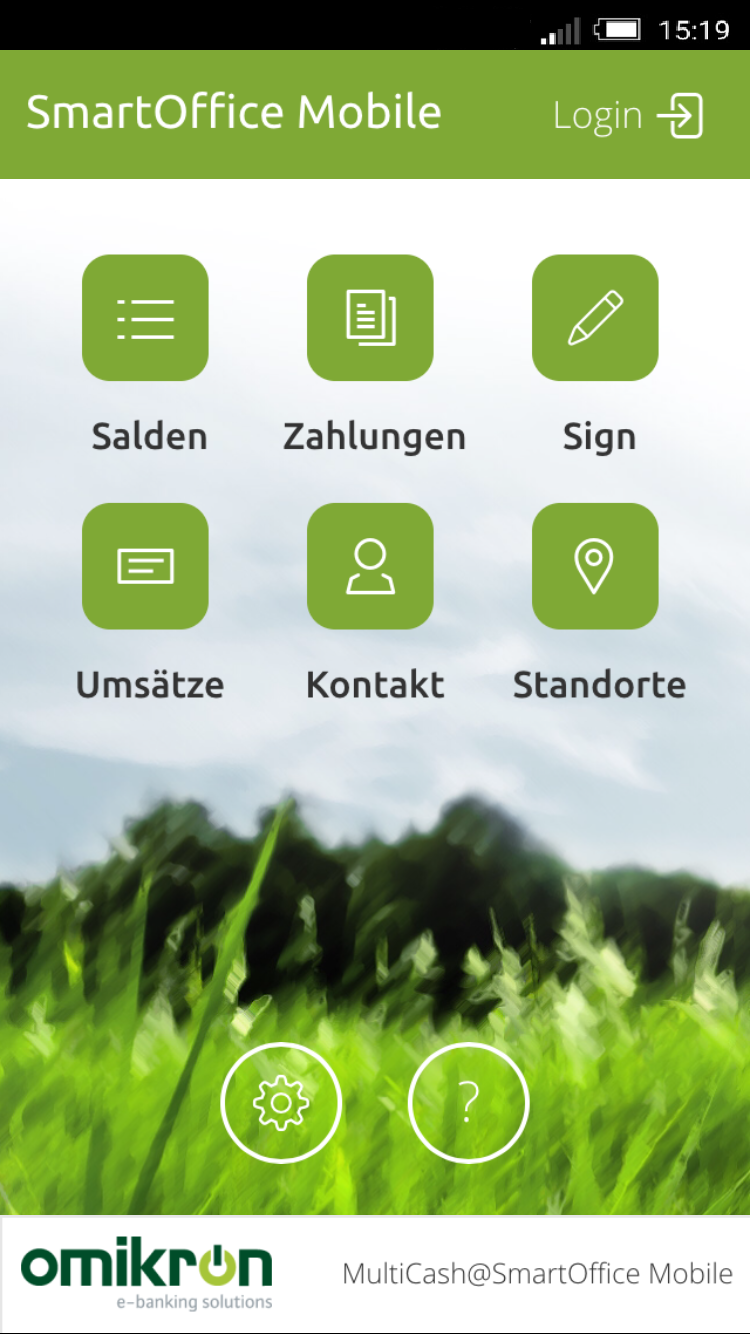 Android application SmartOffice Mobile screenshort