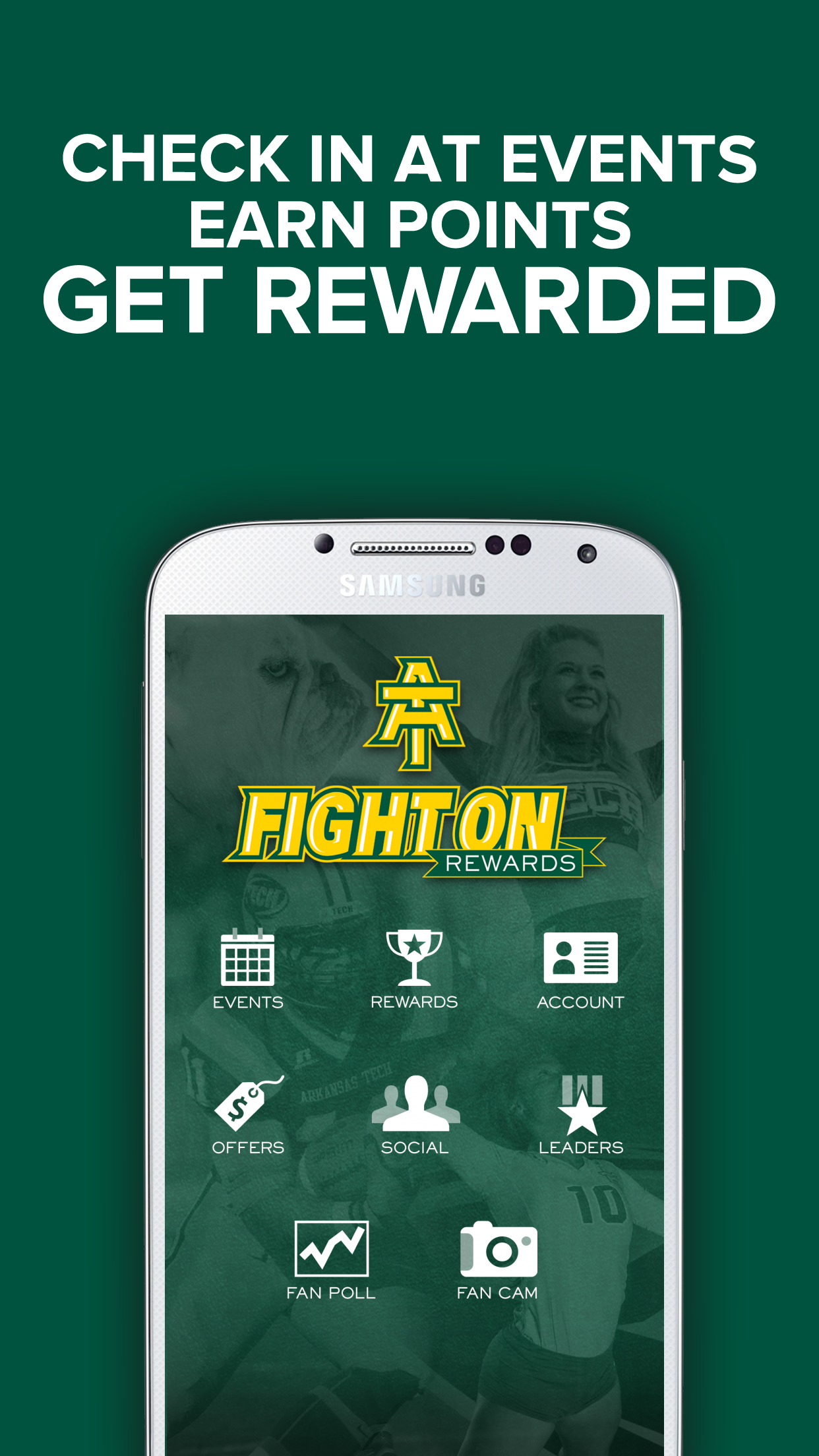 Android application Fight On Rewards screenshort