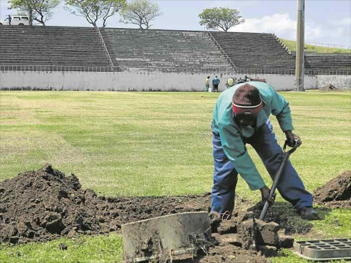 The Buffalo City Metro Municipality is working around the clock to fix up Sisa Dukashe Stadium so as to not lose the hosting rights for the Multichoice Diskin Challenge on December 3-4. Picture by: Zingisa Mvumvu