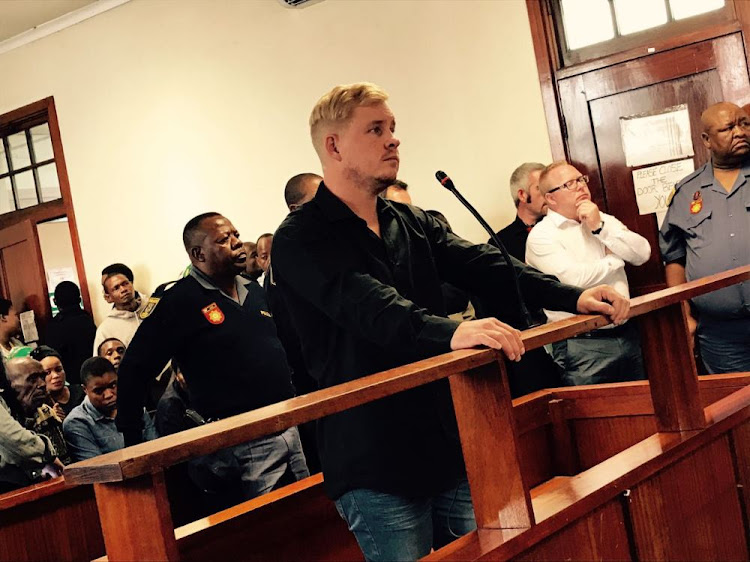 Matthew Benson appeared at the Brits Magistrate's Court on Friday for murder and attempted murder linked to the disappearance of Tebogo Ndlovu.