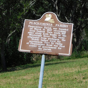 Plaquemines Parish was founded on March 31, 1807 stretching from English Turn south 100 miles along both banks of the Mississippi River. The name originates from plakamin, the Mobile Indian word for ...