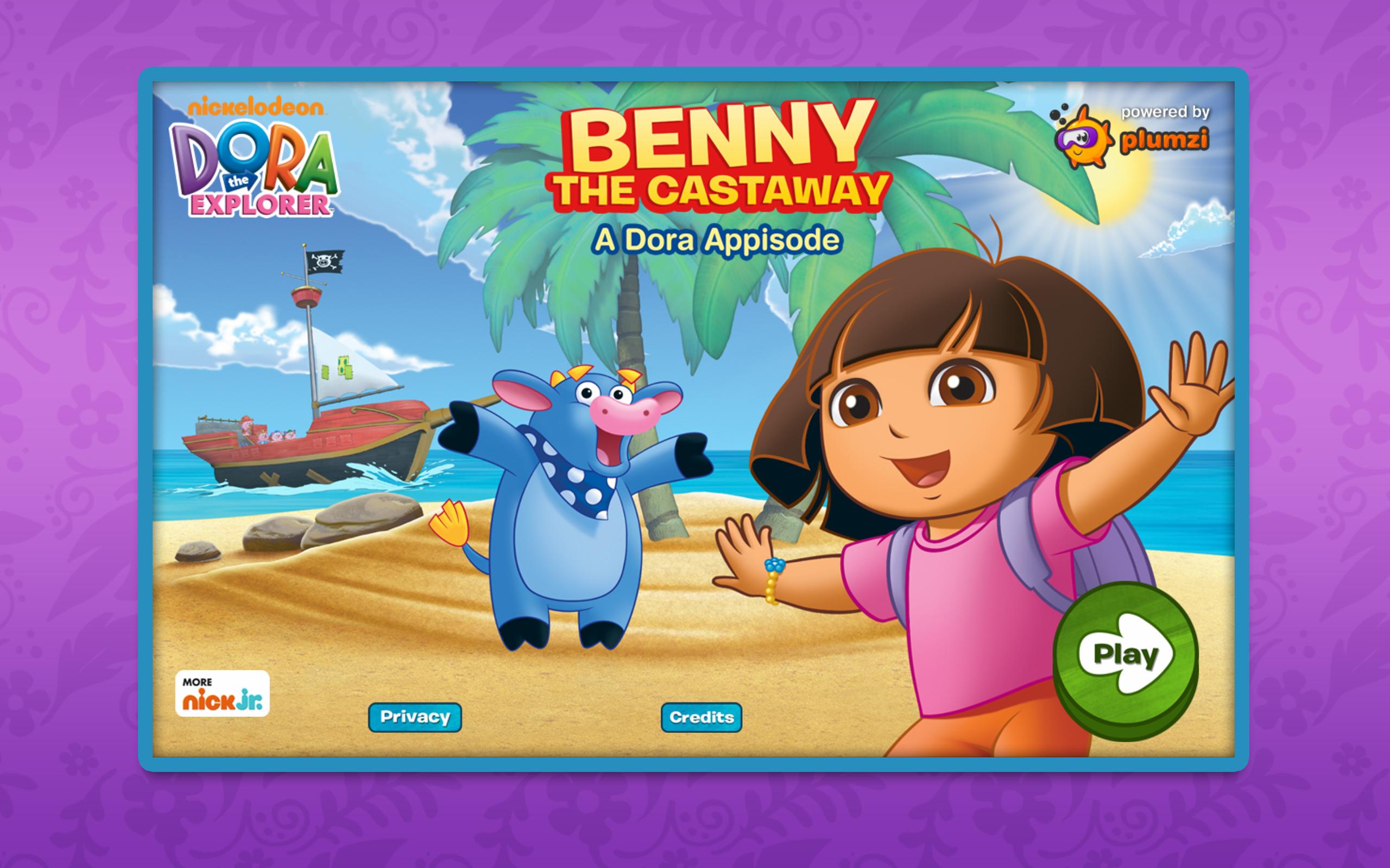 Android application Dora Appisode: Benny Castaway screenshort