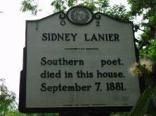 Southern poet, died in this house, September 7, 1881.Plaque via North Carolina Highway Historical Marker Program, and is used with their permission. Full page here (NC Marker ID O2)