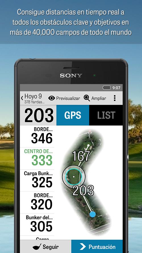 Android application Golfshot Plus: Golf GPS screenshort