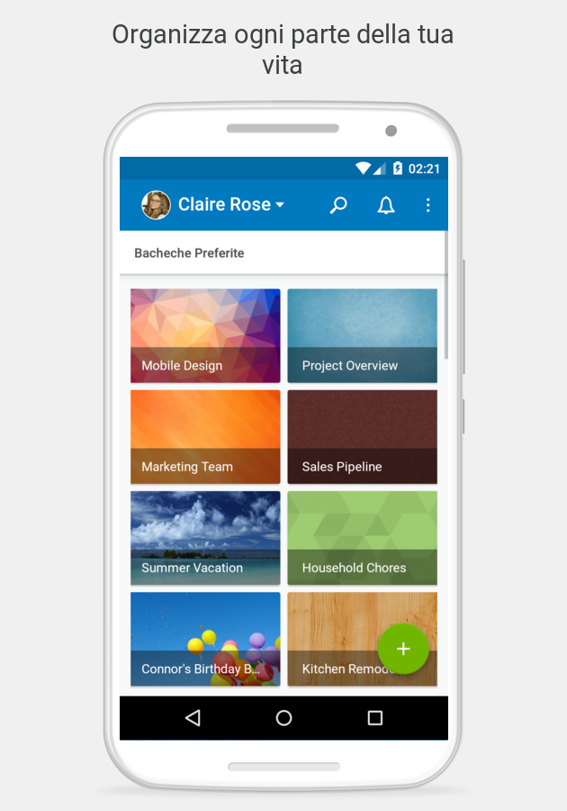 Android application Trello: Manage Team Projects screenshort