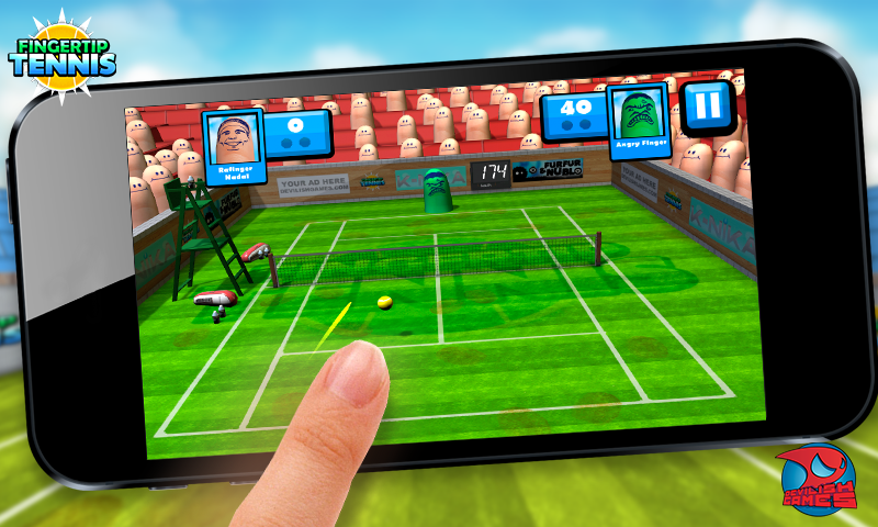    Fingertip Tennis- screenshot  