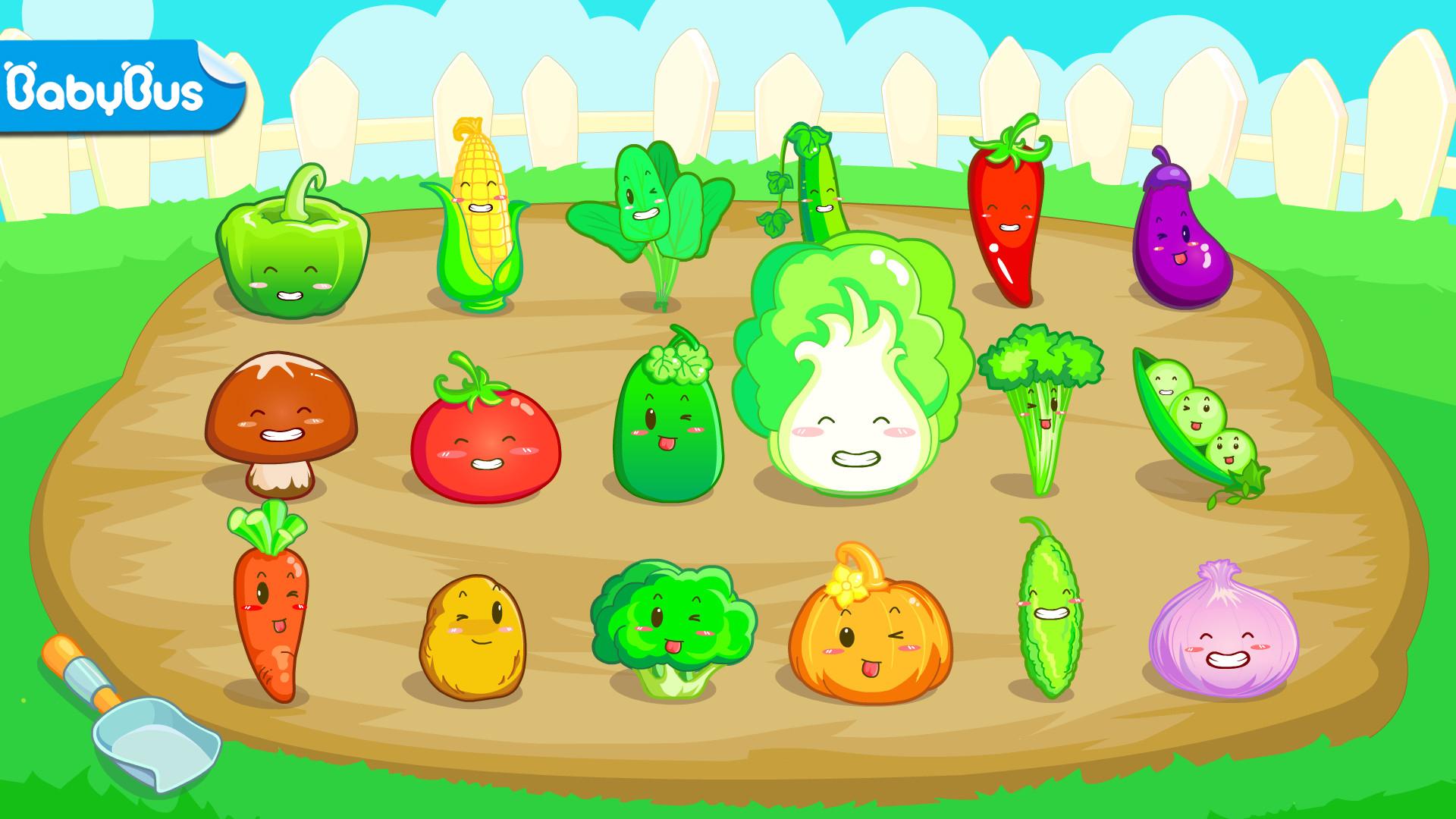 Android application Vegetable Fun screenshort