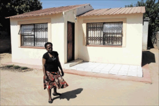 SWINDLED: Mosima Raselebana paid R300000 for a house she cannot get a title deed for photo: chester makana