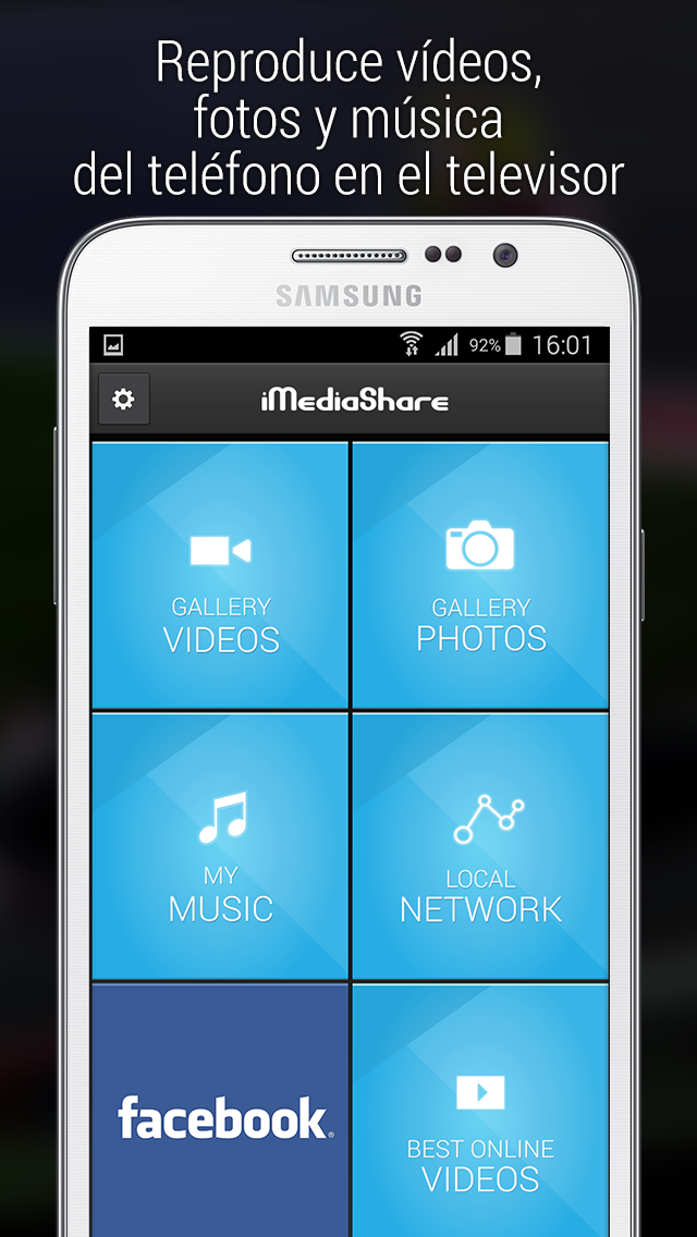 Android application iMediaShare – Photos & Music screenshort