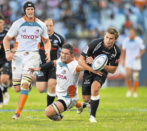 Pat Lambie helped the Sharks beat Frans Viljoen's Cheetahs in the Super rugby match in Bloemfontein on Saturday