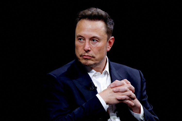 Elon Musk, CEO of SpaceX and Tesla and owner of X, formerly known as Twitter, attends the Viva Technology conference in Paris, France, on June 16 2023. Picture: REUTERS/GONZALO FUENTES/FILE