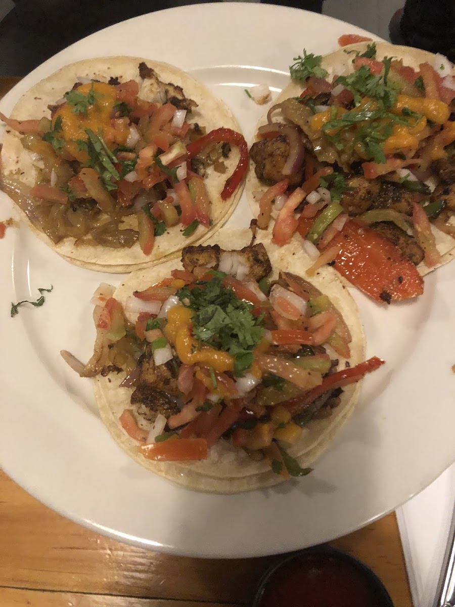 Gluten-Free Tacos at sweet27 bakery and restaurant
